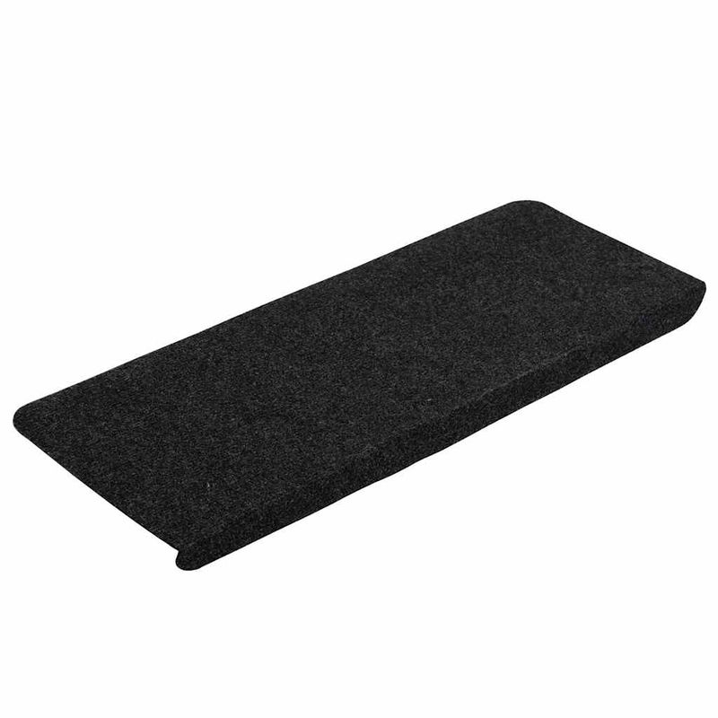Casa si Gradina - Textile si covoare - Covoare - Covoare casa - Covorase scara autoadezive 30 buc Negru 65x24,5x3,5 cm - Infinity.ro