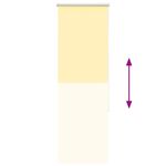 Casa si Gradina - Textile si covoare - Rulouri si jaluzele - Jaluza cu role opace galben 50x175 cm latime material 45,7 cm - Infinity.ro