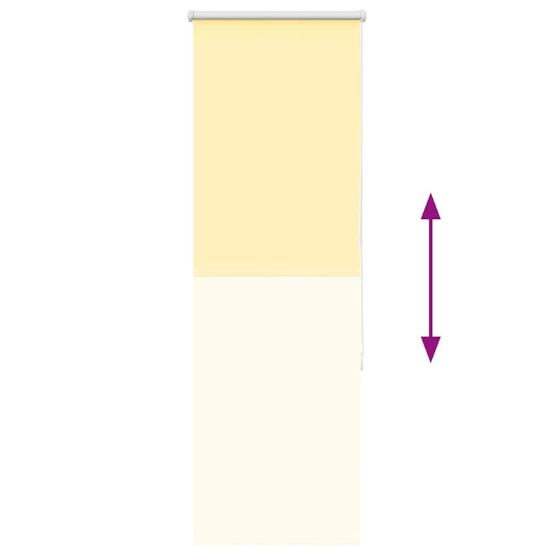 Casa si Gradina - Textile si covoare - Rulouri si jaluzele - Jaluza cu role opace galben 50x175 cm latime material 45,7 cm - Infinity.ro