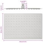 Casa si Gradina - Sanitare - Cazi si cabine de dus - Coloane si seturi de dus - Cap de dus cu ploaie otel inoxidabil 304 30x20cm dreptunghiular - Infinity.ro