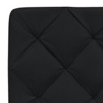 Casa si Gradina - Mobilier - Paturi si accesorii - Paturi - Cadru pat fara saltea tesatura neagra 90x200 cm - Infinity.ro