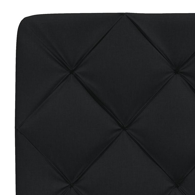 Casa si Gradina - Mobilier - Paturi si accesorii - Paturi - Cadru pat fara saltea tesatura neagra 90x200 cm - Infinity.ro