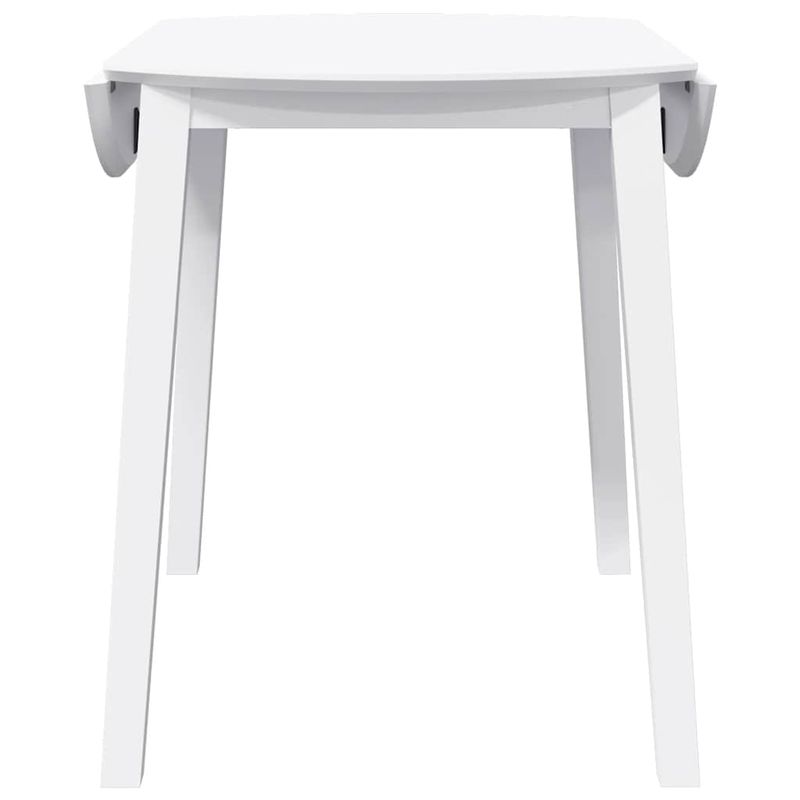 Casa si Gradina - Mobilier - Mese si birouri - Mese bucatarie si dining - Masa de sufragerie alb din lemn masiv cauciuc - Infinity.ro