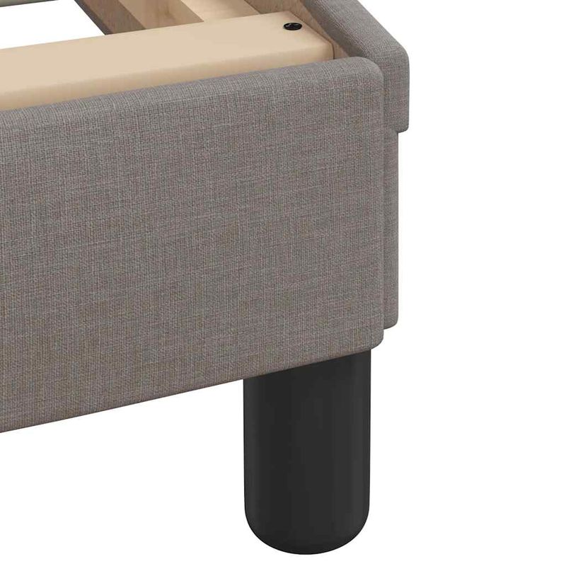 Casa si Gradina - Mobilier - Paturi si accesorii - Paturi - Cadru de pat fara saltea, gri taupe, 160x200 cm, textil - Infinity.ro