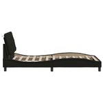 Casa si Gradina - Mobilier - Paturi si accesorii - Paturi - Cadru de pat cu LED fara saltea Negru 100x200 cm Material - Infinity.ro
