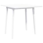 Casa si Gradina - Mobilier - Mese si birouri - Mese bucatarie si dining - Masa de sufragerie alb din lemn masiv cauciuc - Infinity.ro