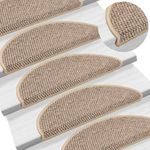 Casa si Gradina - Textile si covoare - Covoare - Covoare casa - Covorase de scara autoadezive aspect sisal 30 buc. nisip - Infinity.ro