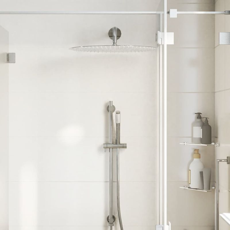 Casa si Gradina - Sanitare - Cazi si cabine de dus - Coloane si seturi de dus - Cap de dus cu efect de ploaie rotund din otel inoxidabil 304, mărime diametru 50 cm - Infinity.ro