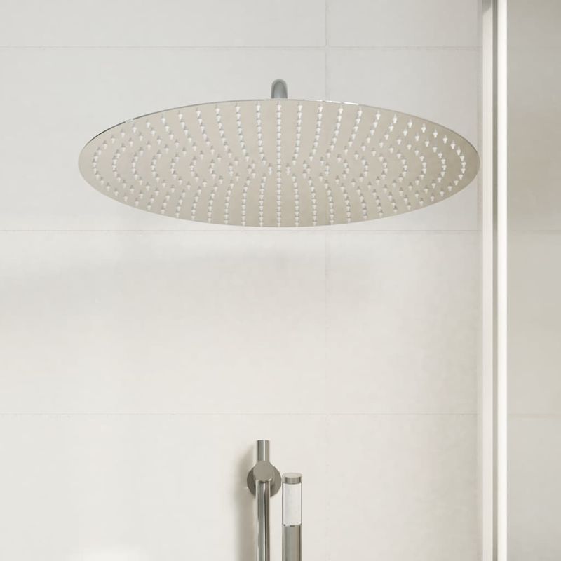 Casa si Gradina - Sanitare - Cazi si cabine de dus - Coloane si seturi de dus - Cap de dus cu efect de ploaie rotund din otel inoxidabil 304, mărime diametru 50 cm - Infinity.ro