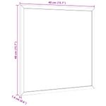 Carti si Birotica - Birotica - Accesorii de birou - Table si clipboard-uri - Tabla alba magnetica cu cadru din lemn masiv de pin 40x40 cm - Infinity.ro