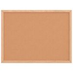 Carti si Birotica - Birotica - Accesorii de birou - Table si clipboard-uri - Placa de pluta cu cadru din lemn masiv de pin 40x30 cm - Infinity.ro