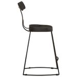 Casa si Gradina - Mobilier - Scaune si fotolii - Scaune - Scaune de bar 2 buc Negru 49x43x79 cm Lemn masiv Mango - Infinity.ro