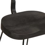 Casa si Gradina - Mobilier - Scaune si fotolii - Scaune - Scaune de bar 2 buc Negru 49x43x79 cm Lemn masiv Mango - Infinity.ro