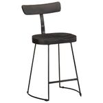 Casa si Gradina - Mobilier - Scaune si fotolii - Scaune - Scaune de bar 2 buc Negru 49x43x79 cm Lemn masiv Mango - Infinity.ro