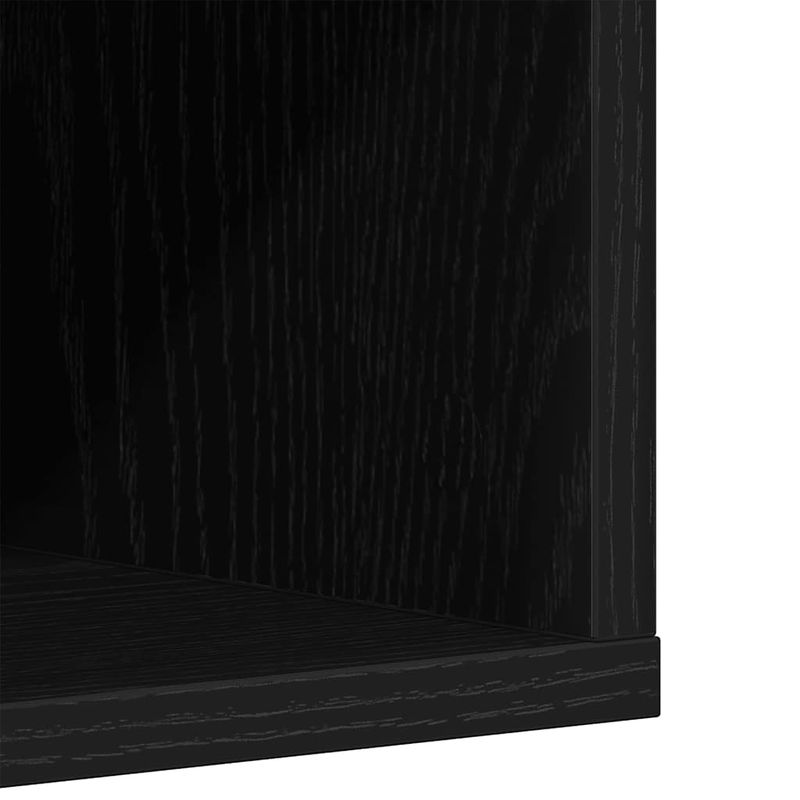 Casa si Gradina - Mobilier - Organizare si depozitare - Organizator incaltaminte - Dulap Pantofi Stejar Negru 54x34x183 cm Lemn prelucrat - Infinity.ro