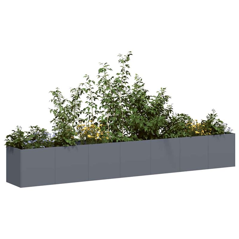 Casa si Gradina - Gradinarit si plante - Plante si ghivece - Ghivece si suporturi - Jardiniera Antracit 280x40x40 cm Otel laminat la rece - Infinity.ro