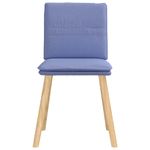 Casa si Gradina - Mobilier - Scaune si fotolii - Scaune - Scaune de sufragerie 6 buc tesatura Jeans Blue - Infinity.ro