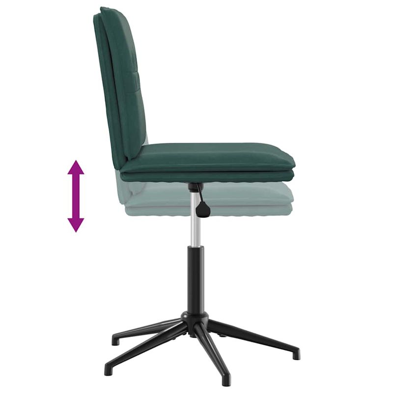 Casa si Gradina - Mobilier - Scaune si fotolii - Scaune - Scaun de bucatarie, verde inchis, catifea - Infinity.ro