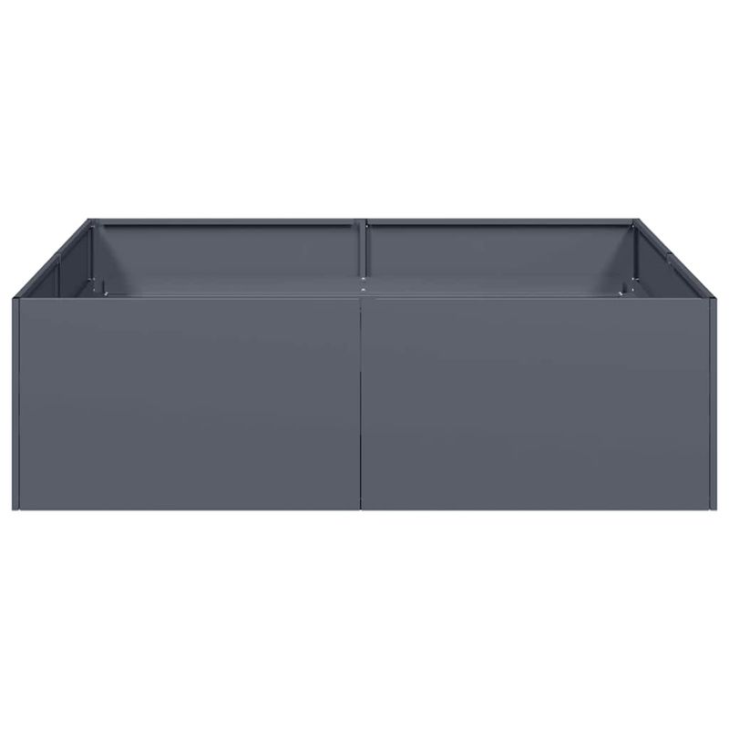 Casa si Gradina - Gradinarit si plante - Plante si ghivece - Ghivece si suporturi - Jardiniera Antracit 100x100x30 cm Otel - Infinity.ro