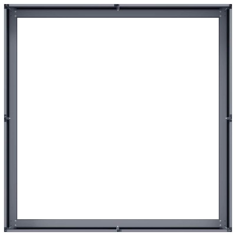 Casa si Gradina - Gradinarit si plante - Plante si ghivece - Ghivece si suporturi - Jardiniera Antracit 100x100x30 cm Otel - Infinity.ro