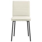 Casa si Gradina - Mobilier - Scaune si fotolii - Scaune - Scaune de bucatarie, 4 buc., crem, catifea - Infinity.ro