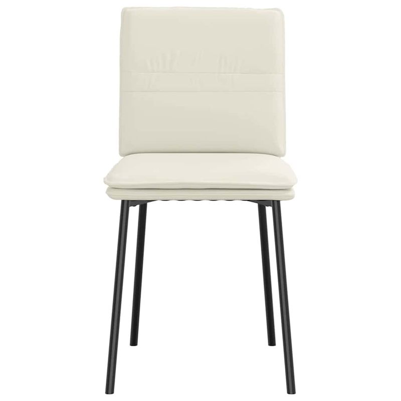 Casa si Gradina - Mobilier - Scaune si fotolii - Scaune - Scaune de bucatarie, 4 buc., crem, catifea - Infinity.ro