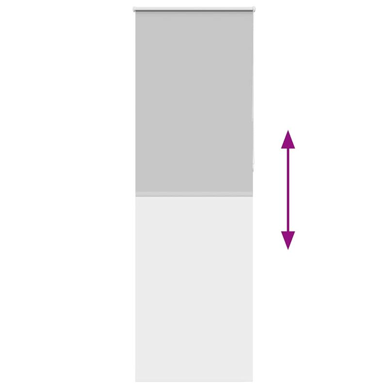 Casa si Gradina - Textile si covoare - Rulouri si jaluzele - Jaluza cu role opace 65x230 cm latime material 60,7 cm, gri deschis - Infinity.ro