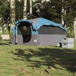 Sport si Outdoor - Camping - Corturi camping - Cort de familie tunel pentru 6 persoane, albastru, impermeabil - Infinity.ro