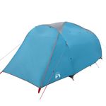 Sport si Outdoor - Camping - Corturi camping - Cort de familie tunel pentru 6 persoane, albastru, impermeabil - Infinity.ro
