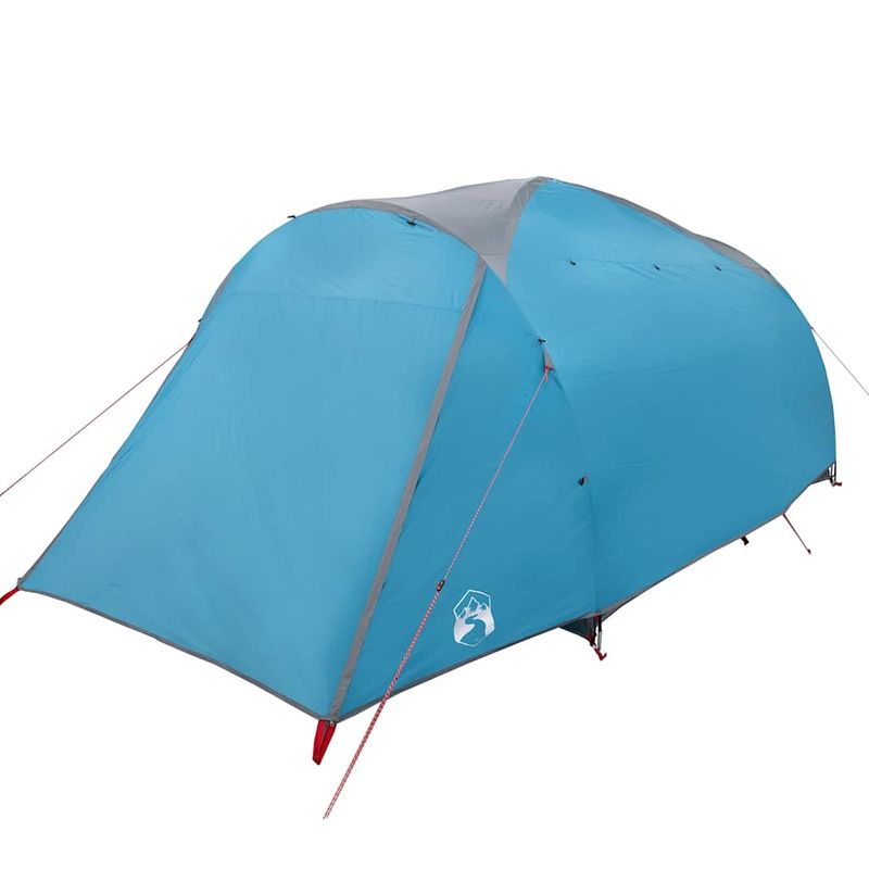 Sport si Outdoor - Camping - Corturi camping - Cort de familie tunel pentru 6 persoane, albastru, impermeabil - Infinity.ro