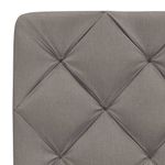 Casa si Gradina - Mobilier - Paturi si accesorii - Paturi - Pat cu saltea, gri taupe, 140x200 cm, textil - Infinity.ro