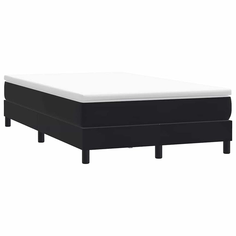 Casa si Gradina - Mobilier - Paturi si accesorii - Paturi - Pat cu arcuri fara saltea negru 120x220 cm catifea - Infinity.ro