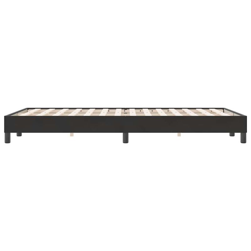 Casa si Gradina - Mobilier - Paturi si accesorii - Paturi - Pat cu arcuri fara saltea negru 120x220 cm catifea - Infinity.ro