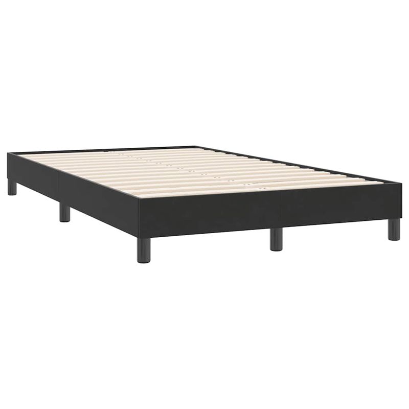 Casa si Gradina - Mobilier - Paturi si accesorii - Paturi - Pat cu arcuri fara saltea negru 120x220 cm catifea - Infinity.ro