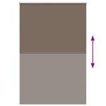 Casa si Gradina - Textile si covoare - Rulouri si jaluzele - Jaluza cu role opace cafea 145x210 cm latime materiala 141,6 cm - Infinity.ro