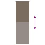 Casa si Gradina - Textile si covoare - Rulouri si jaluzele - Jaluza cu role opace cafea 60x130 cm latime tesatura 55,7 cm - Infinity.ro