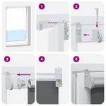 Casa si Gradina - Textile si covoare - Rulouri si jaluzele - Jaluza cu role opace cafea 135x130 cm latime tesatura 131,6 cm - Infinity.ro