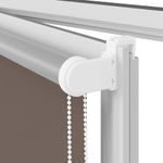 Casa si Gradina - Textile si covoare - Rulouri si jaluzele - Jaluza cu role opace cafea 145x210 cm latime materiala 141,6 cm - Infinity.ro