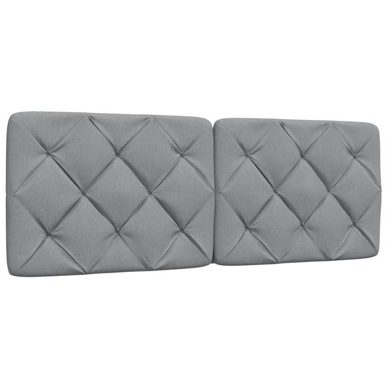 Casa si Gradina - Mobilier - Paturi si accesorii - Paturi - Pat cu saltea, gri deschis, 120x200 cm, textil - Infinity.ro