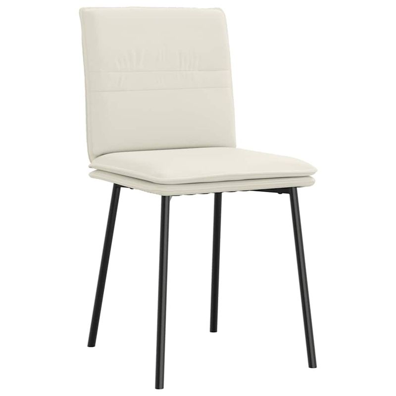 Casa si Gradina - Mobilier - Scaune si fotolii - Scaune - Scaune de bucatarie, 6 buc., crem, catifea - Infinity.ro
