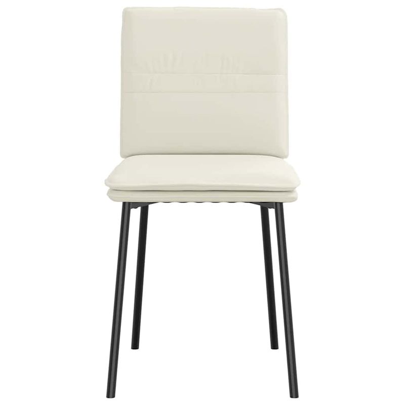 Casa si Gradina - Mobilier - Scaune si fotolii - Scaune - Scaune de bucatarie, 6 buc., crem, catifea - Infinity.ro