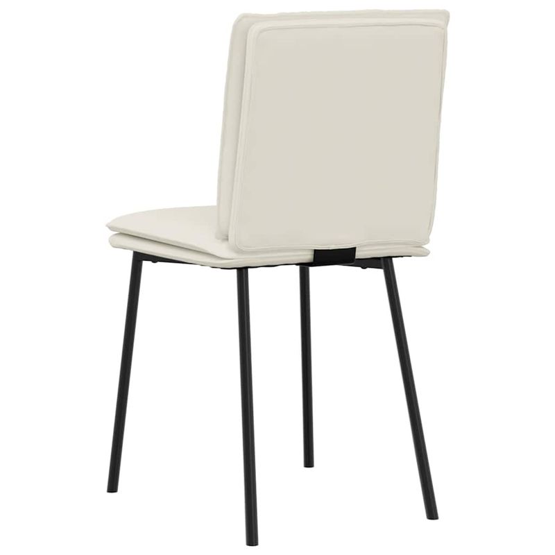 Casa si Gradina - Mobilier - Scaune si fotolii - Scaune - Scaune de bucatarie, 6 buc., crem, catifea - Infinity.ro