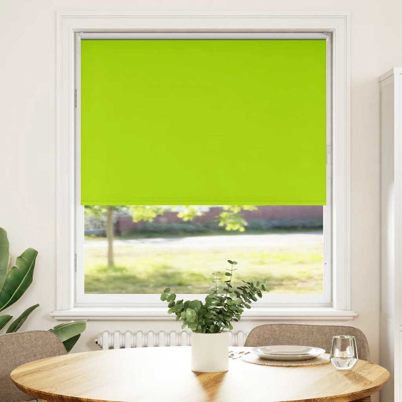 Casa si Gradina - Textile si covoare - Rulouri si jaluzele - Jaluza cu role opace 100x150 cm latime material 95,7 cm, frunze verzi - Infinity.ro