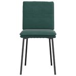 Casa si Gradina - Mobilier - Scaune si fotolii - Scaune - Scaune de bucatarie, 6 buc., verde inchis, catifea - Infinity.ro