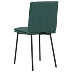 Casa si Gradina - Mobilier - Scaune si fotolii - Scaune - Scaune de bucatarie, 6 buc., verde inchis, catifea - Infinity.ro
