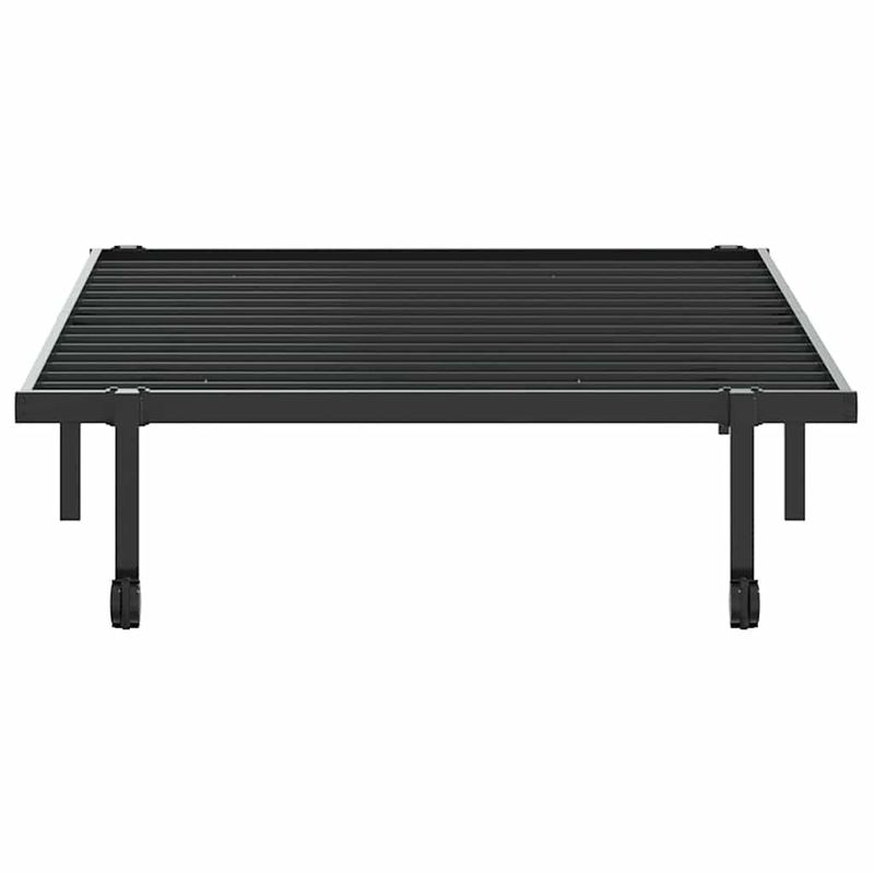 Casa si Gradina - Mobilier - Paturi si accesorii - Paturi - Cadru de pat fara saltea pliabil negru 107x203 cm otel - Infinity.ro