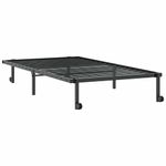 Casa si Gradina - Mobilier - Paturi si accesorii - Paturi - Cadru de pat fara saltea pliabil negru 107x203 cm otel - Infinity.ro