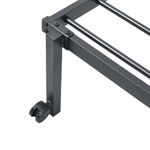 Casa si Gradina - Mobilier - Paturi si accesorii - Paturi - Cadru de pat fara saltea pliabil negru 107x203 cm otel - Infinity.ro