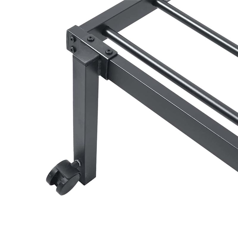 Casa si Gradina - Mobilier - Paturi si accesorii - Paturi - Cadru de pat fara saltea pliabil negru 107x203 cm otel - Infinity.ro