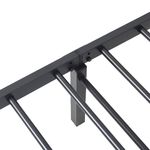 Casa si Gradina - Mobilier - Paturi si accesorii - Paturi - Cadru de pat fara saltea pliabil negru 107x203 cm otel - Infinity.ro